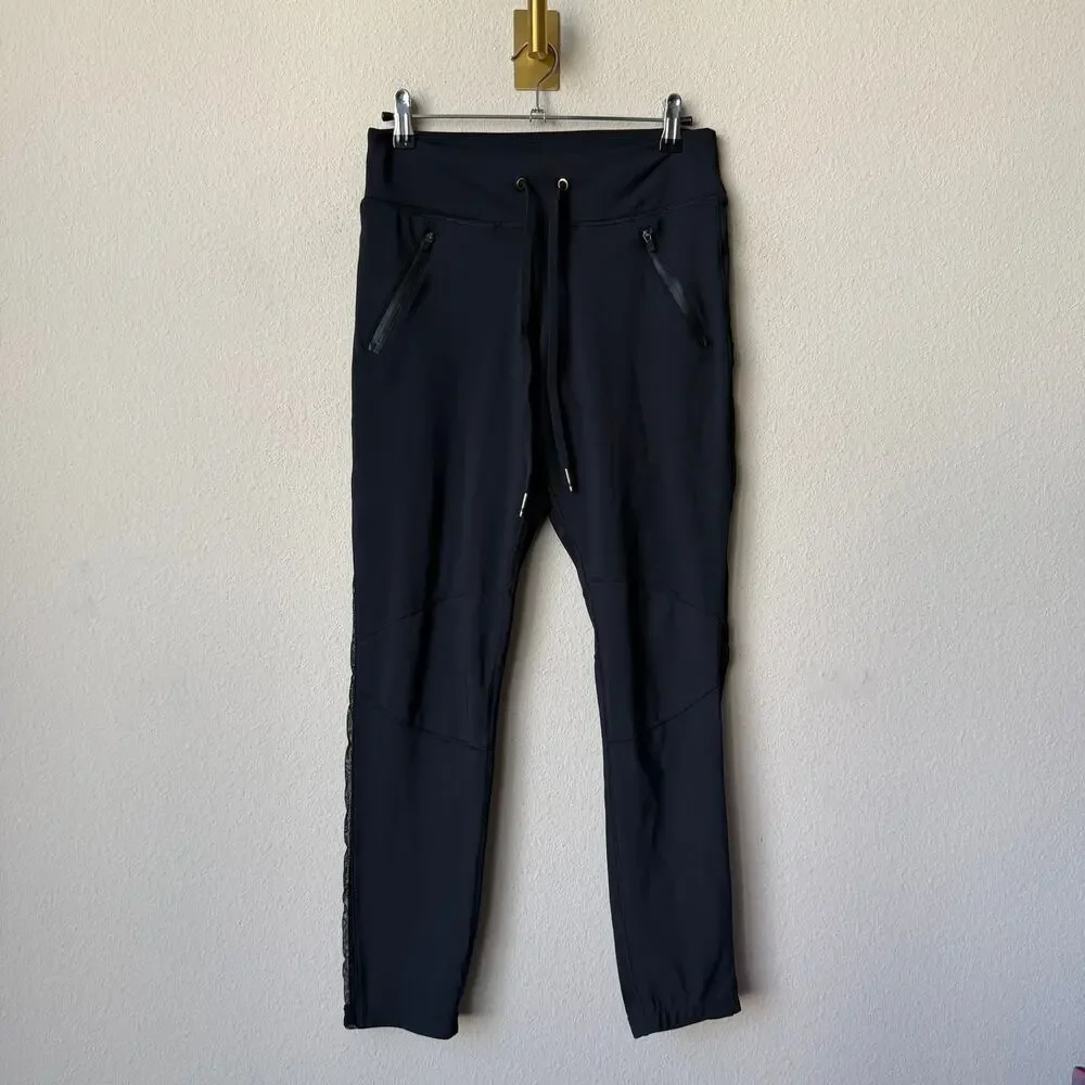 ALALA Fast Track Mesh Panel Legging Pant in Black Size XS